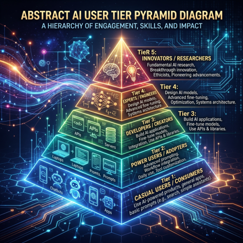 AI User Hierarchy and Engagement Pyramid – CONTEXT EDUCATION